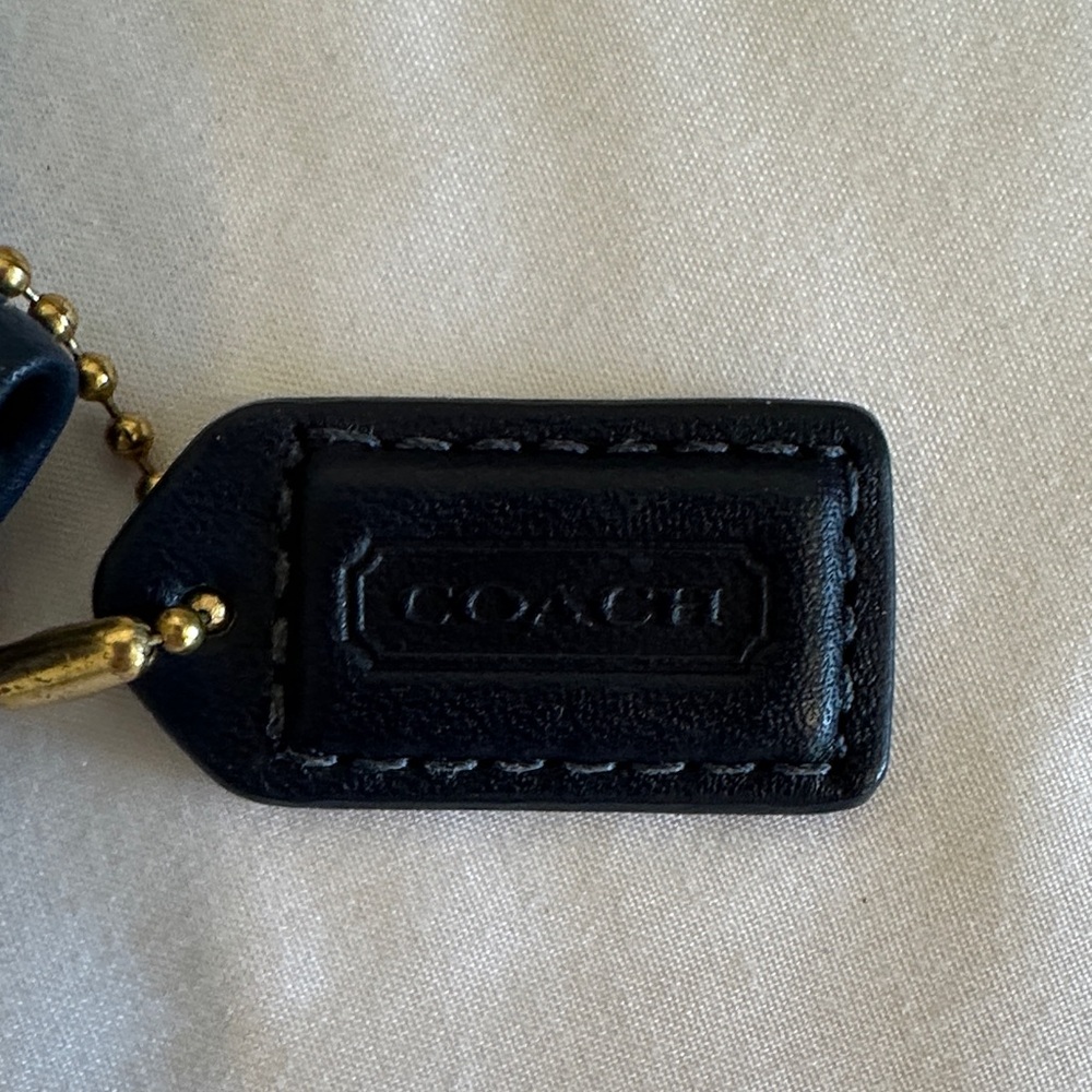 Navy Coach Legacy Turn Lock Wristlet - Picture 5 of 6